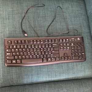 Logitech K120 Black Wired Keyboard